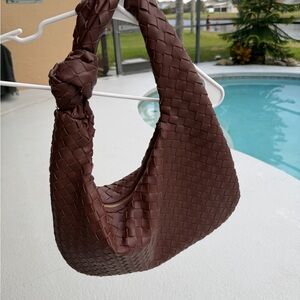 Urban Expressions Chocolate Woven Hobo Bag